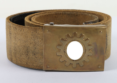 Third Reich Deutsches Arbeitsfront (D.A.F) Workers Belt and Buckle