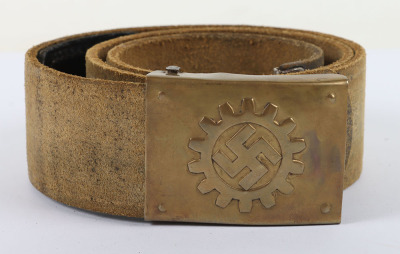 Third Reich Deutsches Arbeitsfront (D.A.F) Workers Belt and Buckle - 2