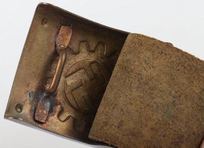 Third Reich Deutsches Arbeitsfront (D.A.F) Workers Belt and Buckle - 4