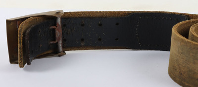 Third Reich Deutsches Arbeitsfront (D.A.F) Workers Belt and Buckle - 5