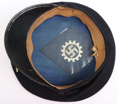 Third Reich Deutsches Arbeitsfront (D.A.F) Peaked Cap - 9