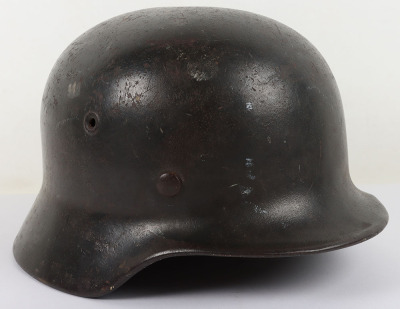 WW2 German Armed Forces M-40 Steel Combat Helmet - 8