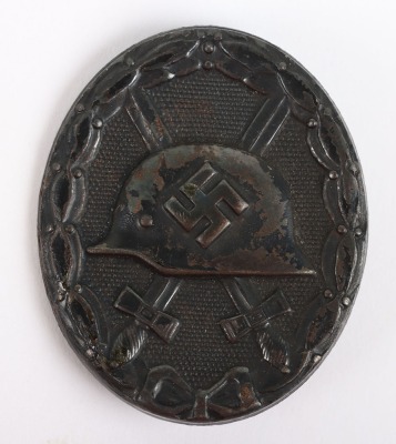 WW2 German Black Grade Wound Badge and Award Citation - 3