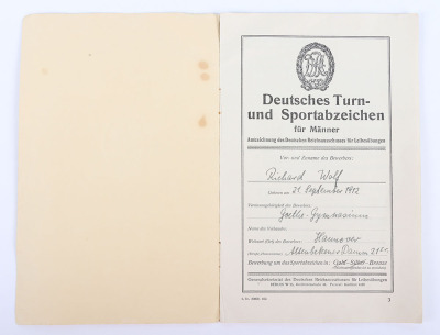 Third Reich SA (Sturmabteilung) Sports Badge Grouping - 6