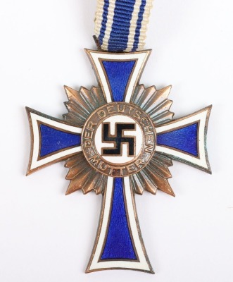 Third Reich Mothers Cross Award with Citation - 4