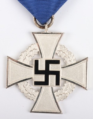 Third Reich NSDAP 25 Year Faithful Service Decoration with Citations of Railways Interest - 4