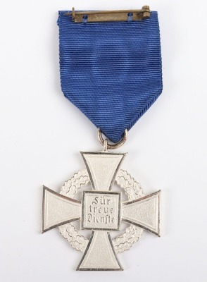Third Reich NSDAP 25 Year Faithful Service Decoration with Citations of Railways Interest - 5