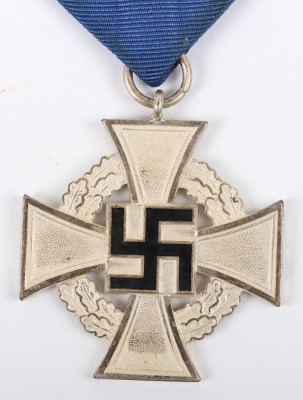 Third Reich NSDAP 25 Year Faithful Service Decoration with Citations and Documents of Railways Interest - 3
