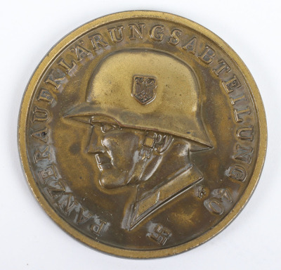 German 14th Panzer Division Commemorative Medallion - 2