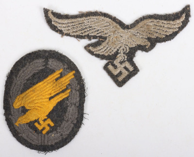 WW2 German Luftwaffe Paratroopers Qualification Badge - 2