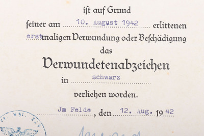 WW2 German Award Citation Pair - 7