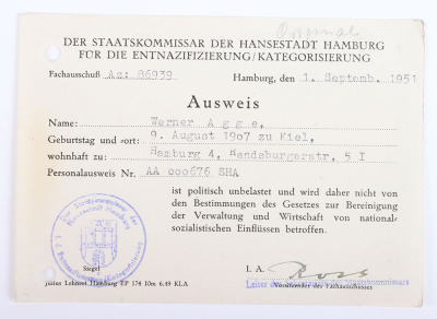 WW2 German Award Citation Pair and Documents - 6
