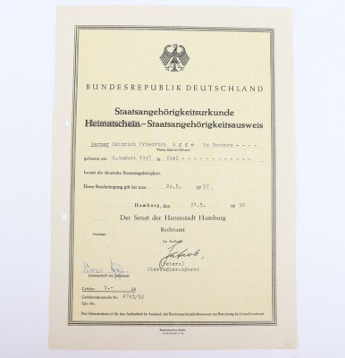 WW2 German Award Citation Pair and Documents - 9