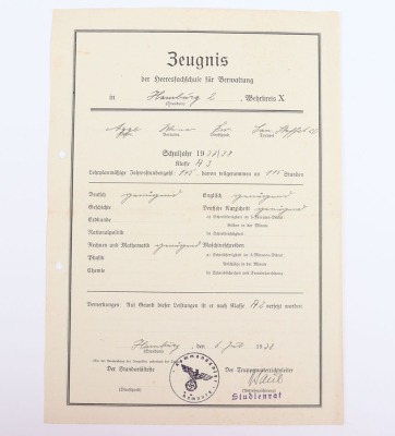 WW2 German Award Citation Pair and Documents - 11