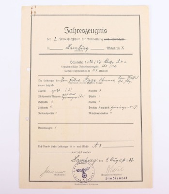 WW2 German Award Citation Pair and Documents - 15
