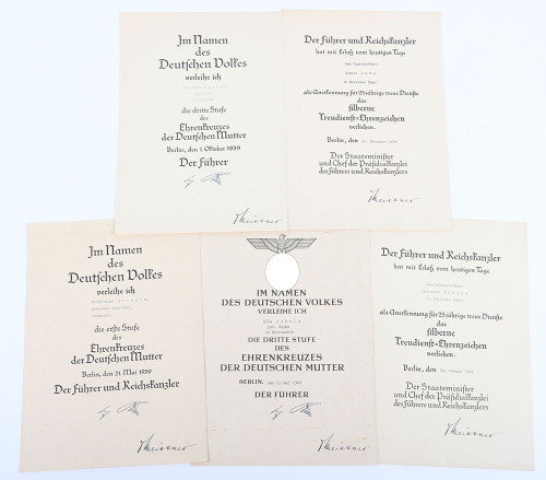 5x Third Reich Award Citations