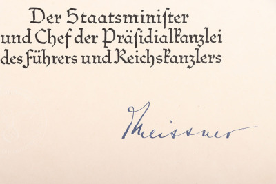 5x Third Reich Award Citations - 6