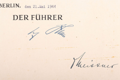 5x Third Reich Award Citations - 8