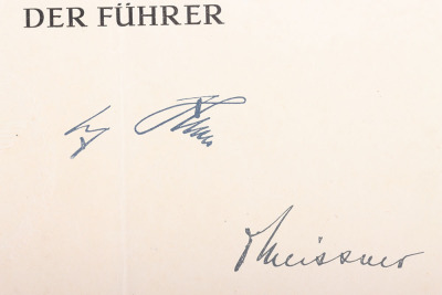 Third Reich Civilian Award Citation Grouping - 4