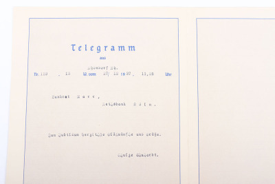 Third Reich Civilian Award Citation Grouping - 10