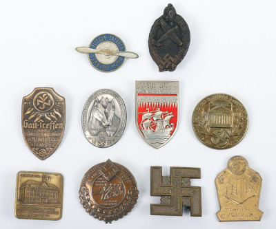 10x German Third Reich Rally / Day Badges - 2