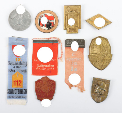 10x German Third Reich Rally / Day Badges