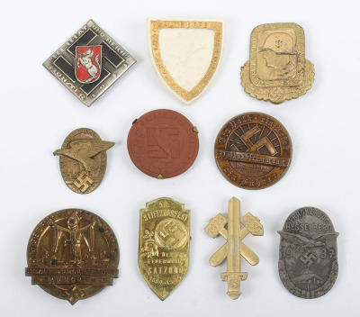 10x German Third Reich Rally / Day Badges - 2
