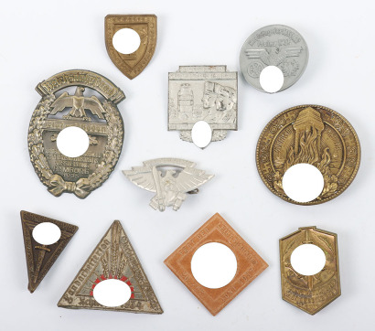 10x German Third Reich Rally / Day Badges