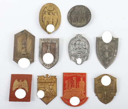 10x German Third Reich Rally / Day Badges