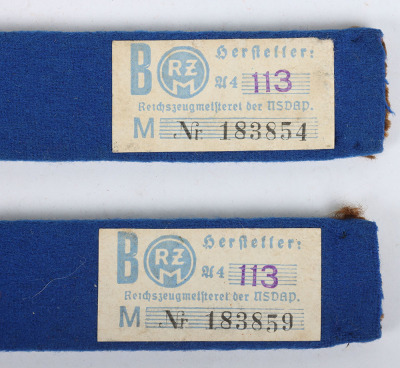 3x Pairs of WW2 German Tunic Shoulder Straps - 4