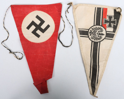2x Small Third Reich Period Regatta Pennants - 4