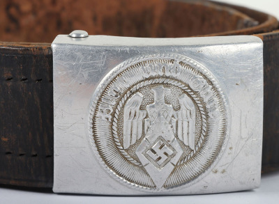 WW2 German Hitler Youth Belt and Buckle - 3