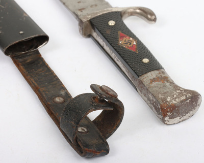 Third Reich Hitler Youth Boys Dagger by J A Henckels Solingen - 6