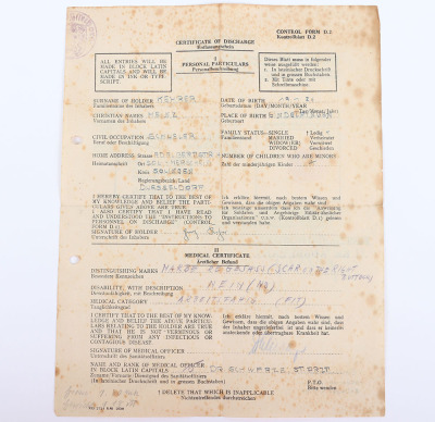 WW2 German Army Photograph Album and Paperwork Grouping of Heinz Kehrer 6th Battalion Grenadier Regiment Nr 670 and Reichsarbeitsdienst (R.A.D) - 12