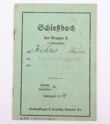 WW2 German Army Photograph Album and Paperwork Grouping of Heinz Kehrer 6th Battalion Grenadier Regiment Nr 670 and Reichsarbeitsdienst (R.A.D) - 15