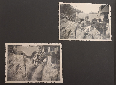 WW2 German Army Photograph Album and Paperwork Grouping of Heinz Kehrer 6th Battalion Grenadier Regiment Nr 670 and Reichsarbeitsdienst (R.A.D) - 37