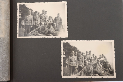 WW2 German Army Photograph Album and Paperwork Grouping of Heinz Kehrer 6th Battalion Grenadier Regiment Nr 670 and Reichsarbeitsdienst (R.A.D) - 38