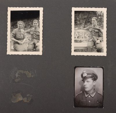 WW2 German Army Photograph Album and Paperwork Grouping of Heinz Kehrer 6th Battalion Grenadier Regiment Nr 670 and Reichsarbeitsdienst (R.A.D) - 42