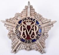 Scarce Great War Guards Machine Gun Regiment Officers Cap Badge