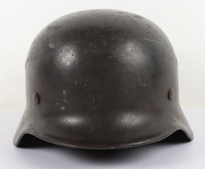 WW2 German Armed Forces M-40 Steel Combat Helmet - 2