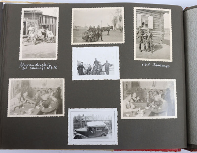 WW2 German Luftwaffe Eastern Front Photograph Album - 10