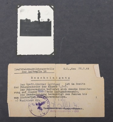 WW2 German Luftwaffe Eastern Front Photograph Album - 13
