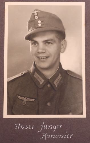 WW2 German Memorial Photograph and Document Album to a German Army Officer Killed on the Eastern Front in 1945