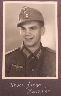 WW2 German Memorial Photograph and Document Album to a German Army Officer Killed on the Eastern Front in 1945