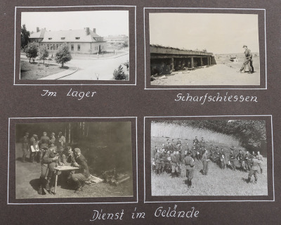 WW2 German Memorial Photograph and Document Album to a German Army Officer Killed on the Eastern Front in 1945 - 6