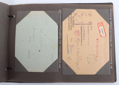WW2 German Memorial Photograph and Document Album to a German Army Officer Killed on the Eastern Front in 1945 - 10