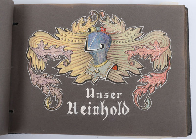 WW2 German Memorial Photograph and Document Album to a German Army Officer Killed on the Eastern Front in 1945 - 13