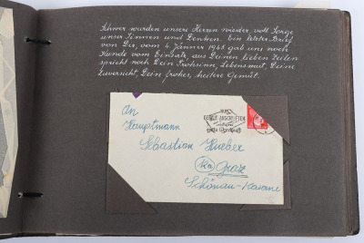 WW2 German Memorial Photograph and Document Album to a German Army Officer Killed on the Eastern Front in 1945 - 19