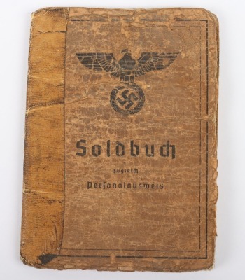 WW2 German Soldbuch Artillery Ersatz Abteilung 228 - 3