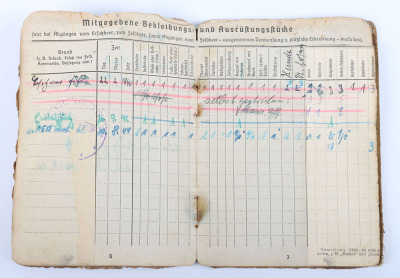 WW2 German Soldbuch Artillery Ersatz Abteilung 228 - 8
